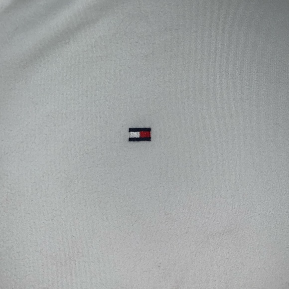 Tommy Hilfiger White Polo Collared Shirt - Picture 2 of 4